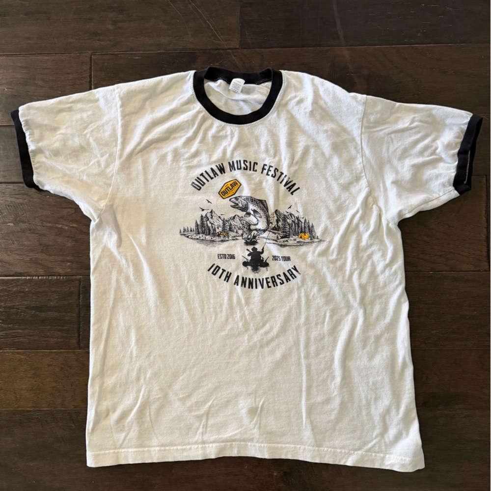 Outlaw Festival Concert Tee Tshirt Anniversary 2025 Tour